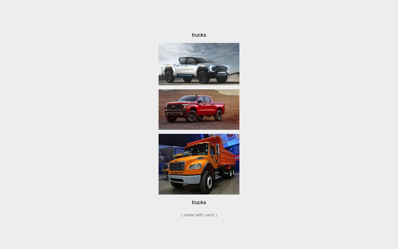 Carrd profile picture for @trucks